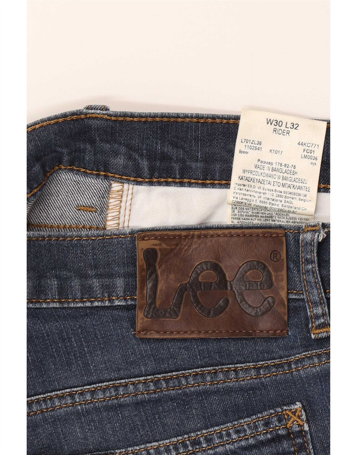 Vaqueros Lee Rider Slim para hombre W30 L32 Algodón azul marino