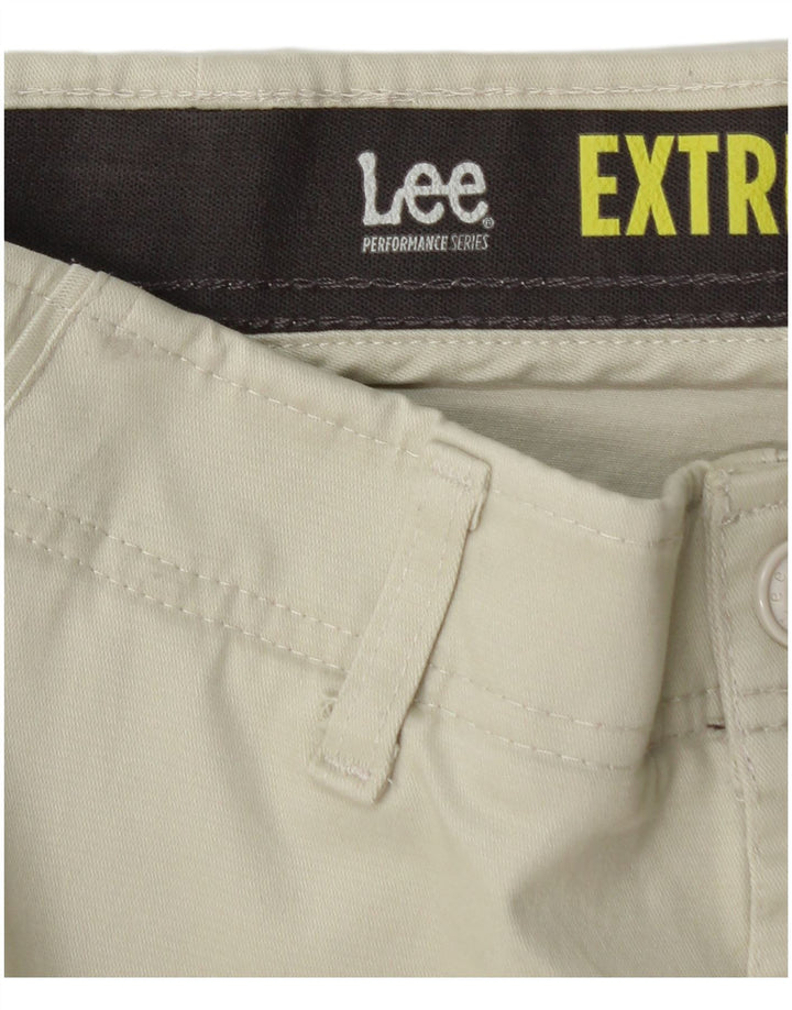 LEE Pantalones chinos rectos Extreme Comfort para hombre W33 L30 Algodón verde