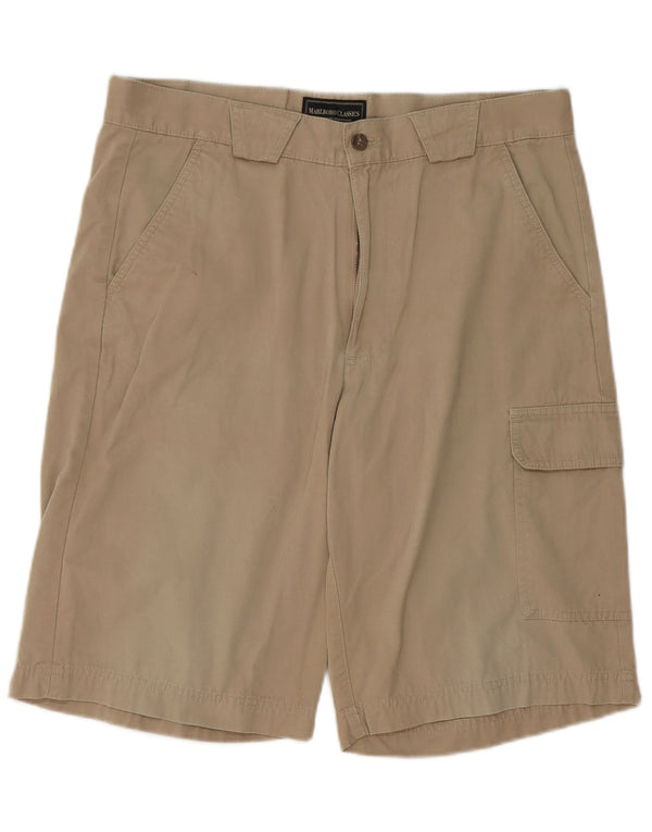 Marlboro Classics Pantalones cortos cargo para hombre EU 52 XL W36 Algodón beige