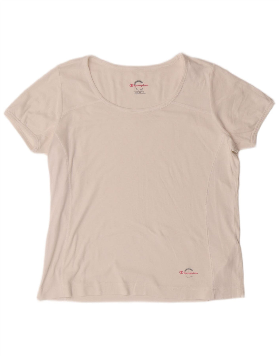 Champion Camiseta Easy Fit para Mujer UK 40 Large Off White