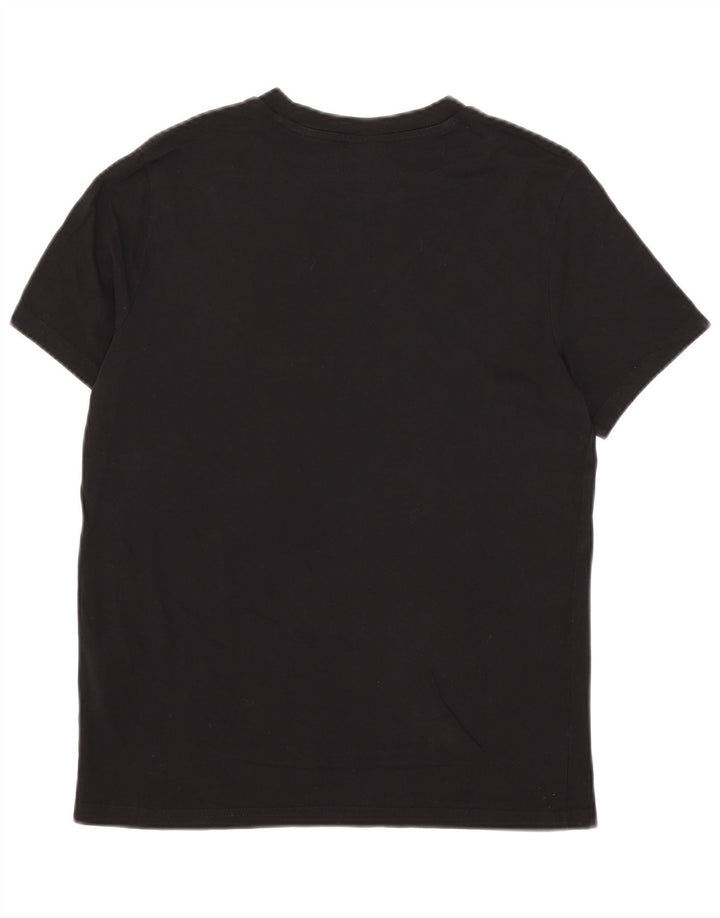 Champion Camiseta Hombre Top Small Algodón Negro