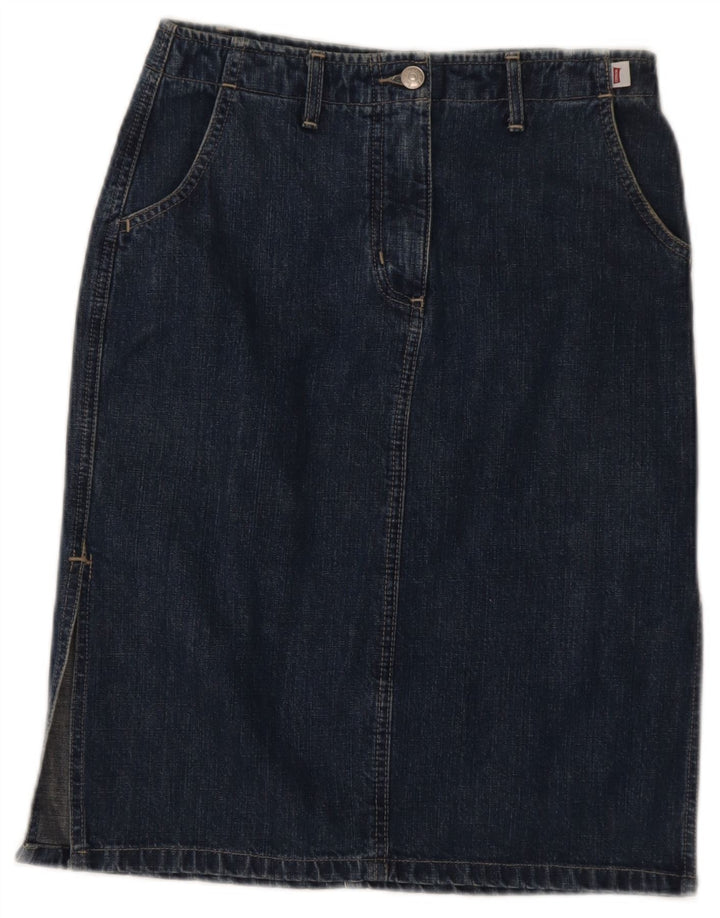 Falda Vaquera Mujer Carrera W28 Medium Azul Marino Algodón