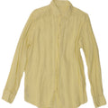 Camisa Massimo Dutti Hombre Large Lino Amarillo