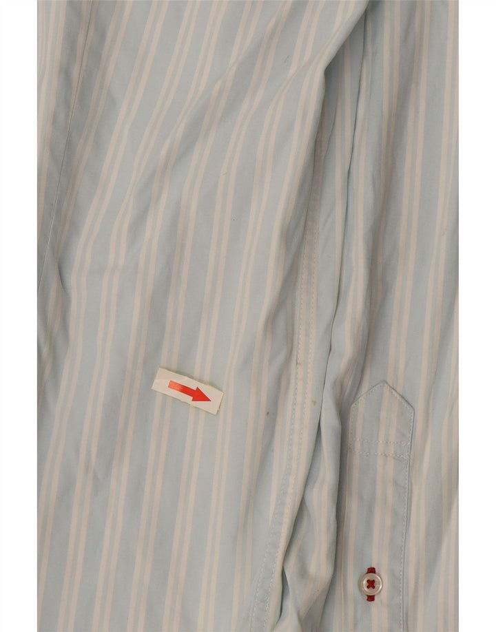 Camisa Tommy Hilfiger Hombre Algodón Rayas Azul Medio