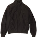 Polbot Chaqueta Bomber para Hombre UK 40 Grande Poliéster Negro