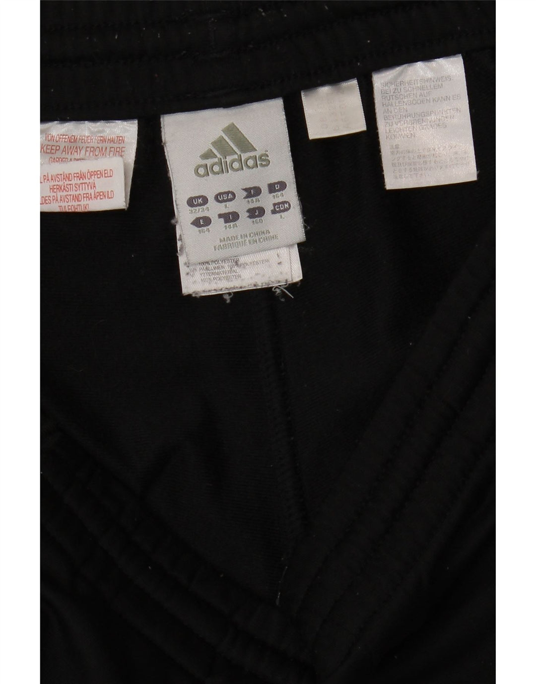 ADIDAS Pantalón Chándal Niño Joggers 13-14 Años Negro Poliéster