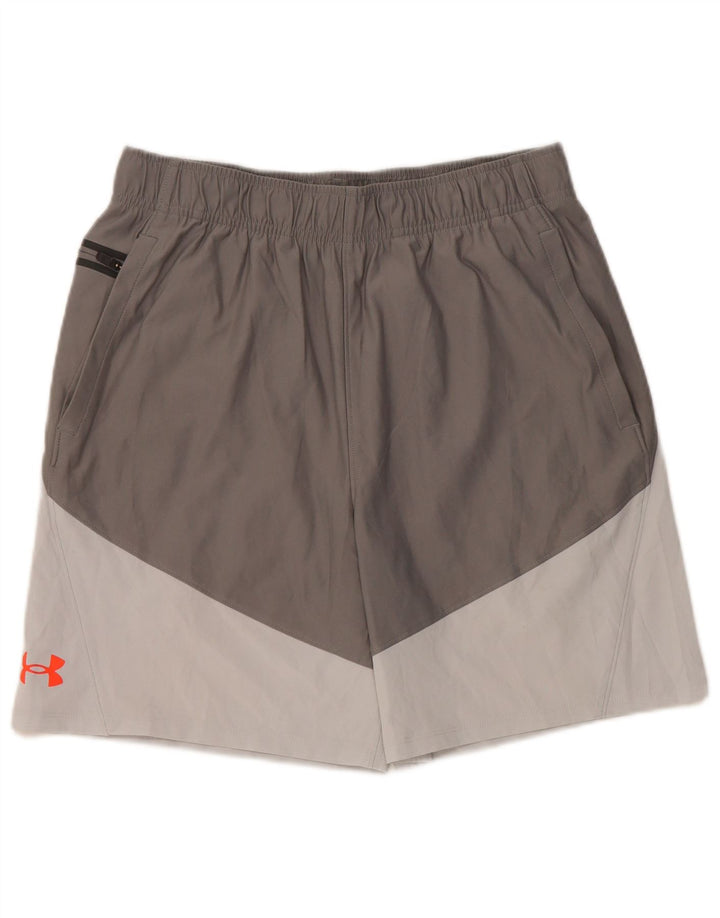 Under Armour Hombre Pantalones cortos deportivos Elastano en bloques de color gris medio