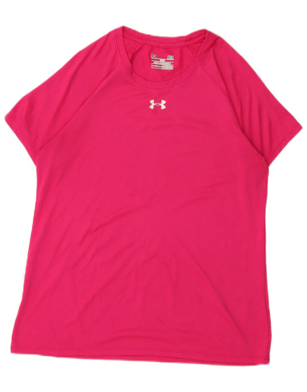 Under Armour Camiseta Heat Gear para mujer UK 14 Medium Pink