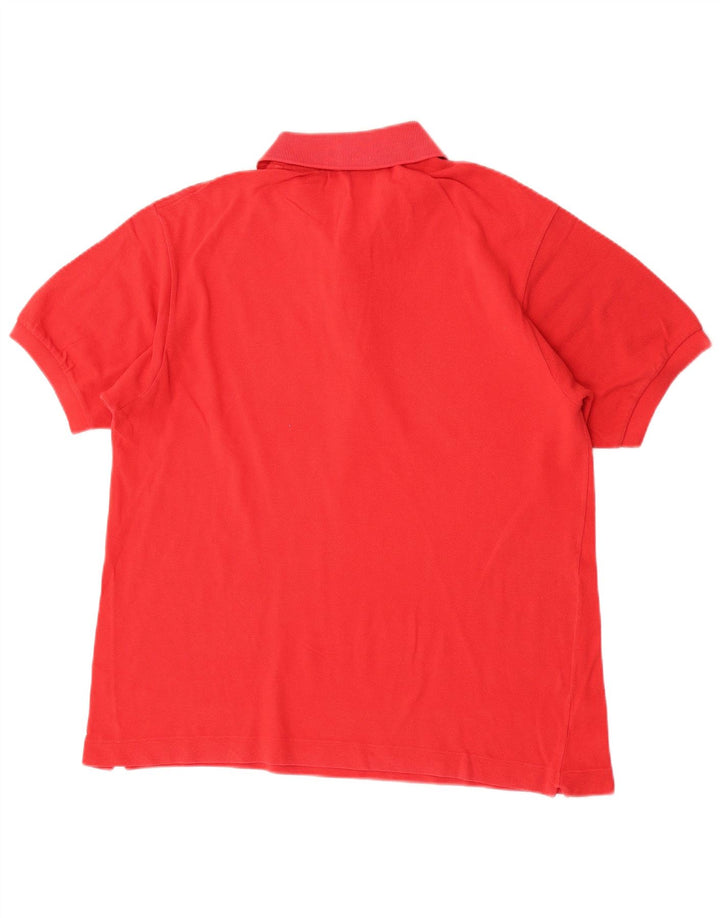 Polo Lacoste para hombre talla 5 grande algodón rojo