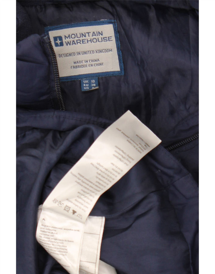 Chaleco acolchado para mujer Mountain Warehouse UK 40 Small Poliéster azul marino