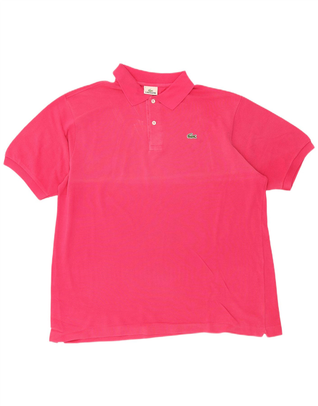 LACOSTE Polo para hombre Talla 7 2XL Algodón rosa
