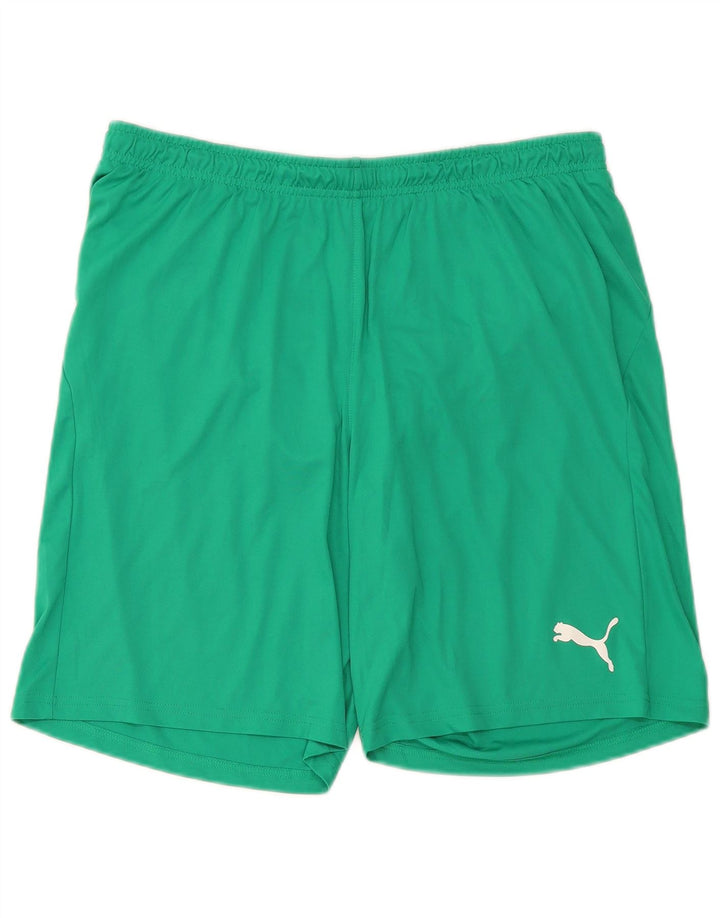 Pantalones cortos deportivos Puma para hombre poliéster verde grande