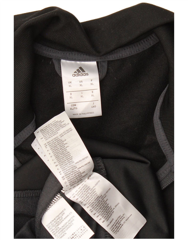 Adidas Hombre Chándal Top Jacket XL Gris Colorblock Poliéster