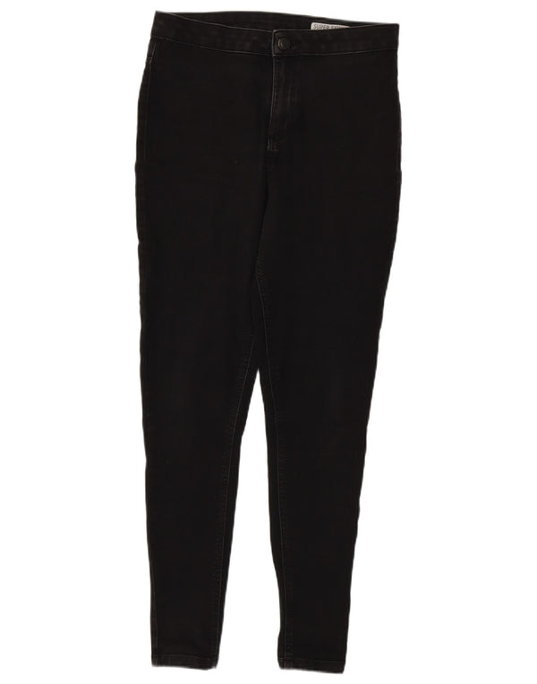 Marks & Spencer Jeans Ajustados Regulares para Mujer UK 12 Medium W28 L27 Negro