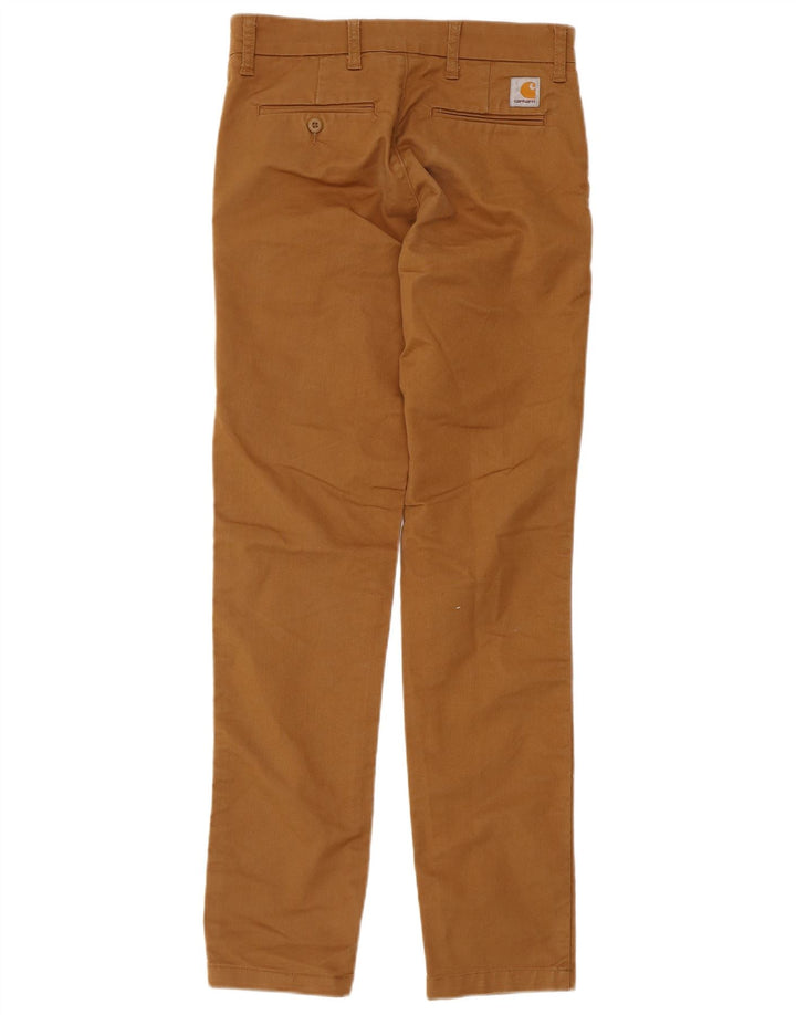 Carhartt Hombre Sid Slim Chino Pantalones W29 L32 Algodón Beige