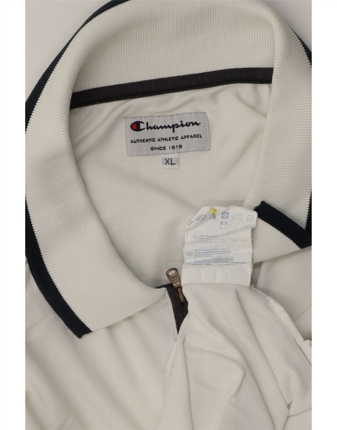 Champion Polo Hombre XL Algodón Blanco