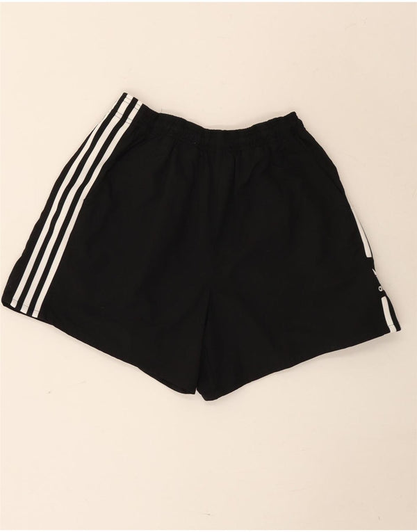 Adidas Pantalones cortos deportivos para mujer UK 10 Small Black Nylon