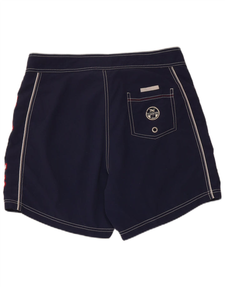 NORTH SAILS Bañador con estampado gráfico para hombre Azul medio