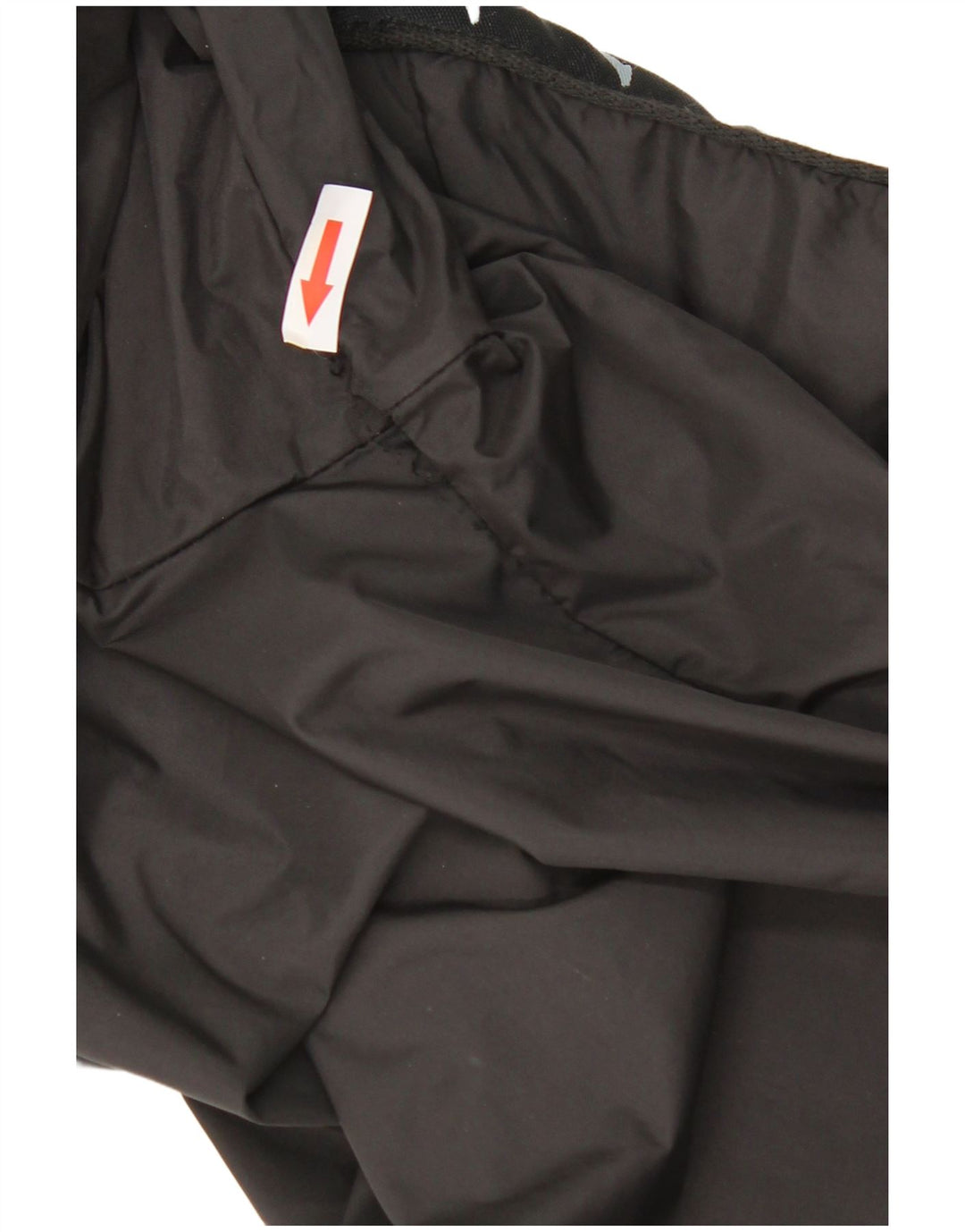 Kappa Chaqueta impermeable gráfica con capucha para hombre UK 38 Medium Black Nylon