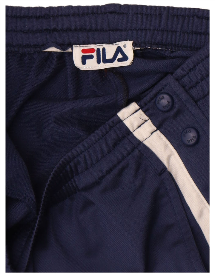 Fila Pantalones De Chándal Para Hombre Grande Azul Marino
