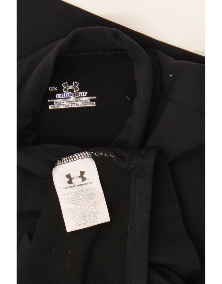 Under Armour Camiseta Cold Gear para mujer de manga larga UK 12 Medium Black Nylon