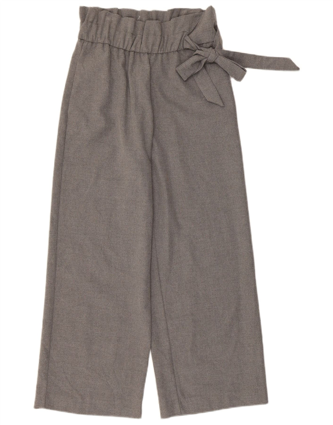 Zara Mujer Pantalones Cortos Pequeños W26 L24 Poliéster Gris