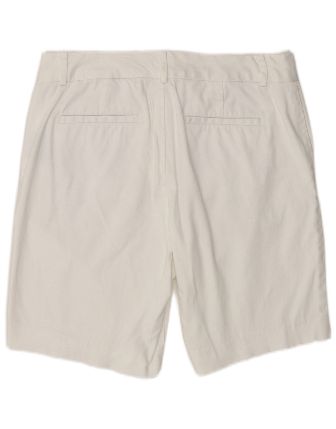 Ralph Lauren pantalones cortos chinos para mujer US 8 mediano W32 algodón blanco