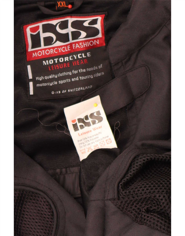 IXS Chaqueta de motociclista para hombre, talla 44, 2XL, color negro, poliamida