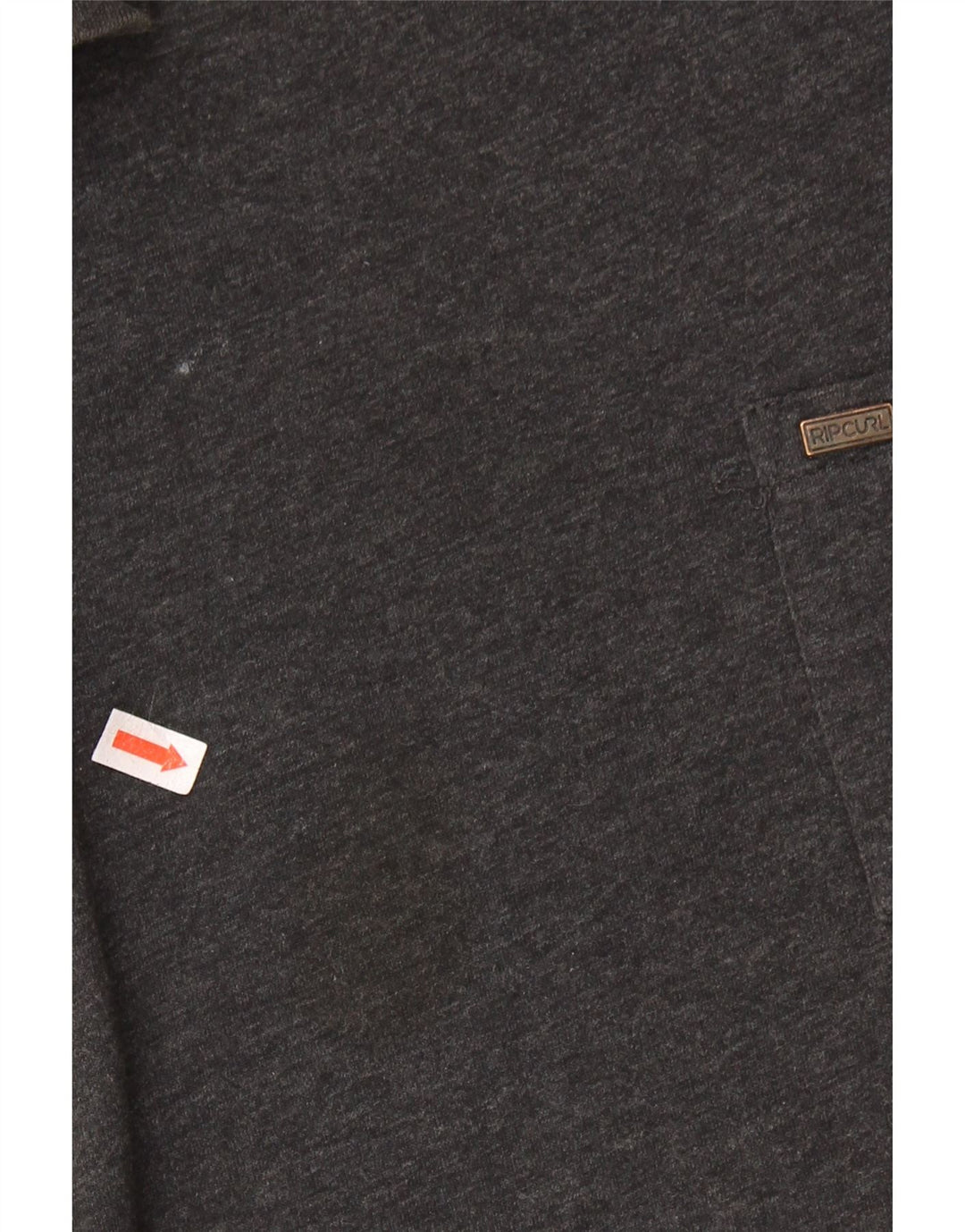 RIP CURL Camiseta de corte estándar para hombre Top grande de algodón gris