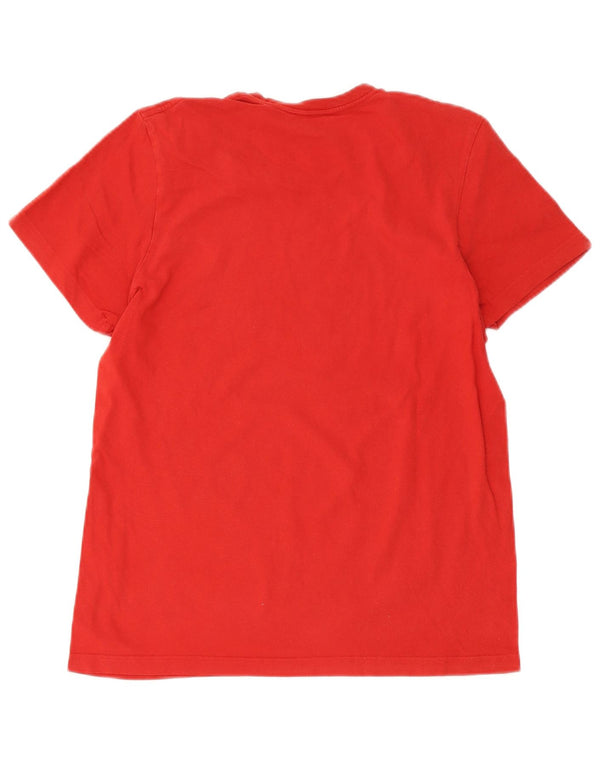 Adidas - Camiseta gráfica para hombre, color rojo medio