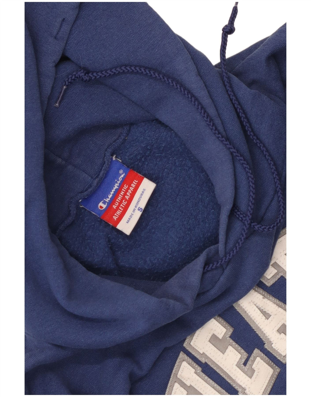 Champion Wheaton Graphic Sudadera con capucha para hombre, color azul pequeño