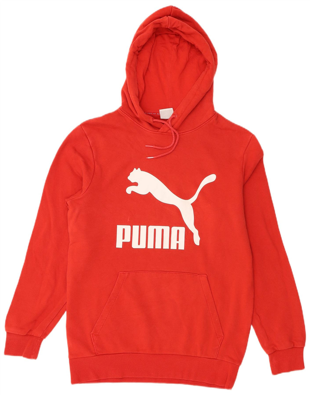 Puma Hombre Graphic Sudadera con capucha Jumper Small Rojo Algodón