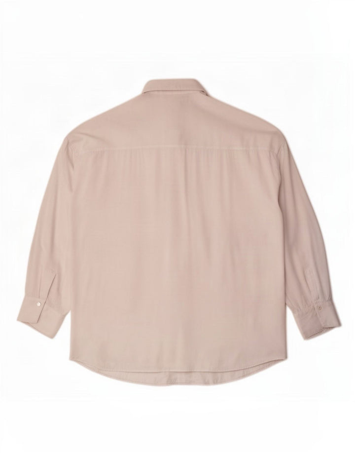 Zara Mujer Camisa Extragrande Reino Unido 46 Grande Blanco