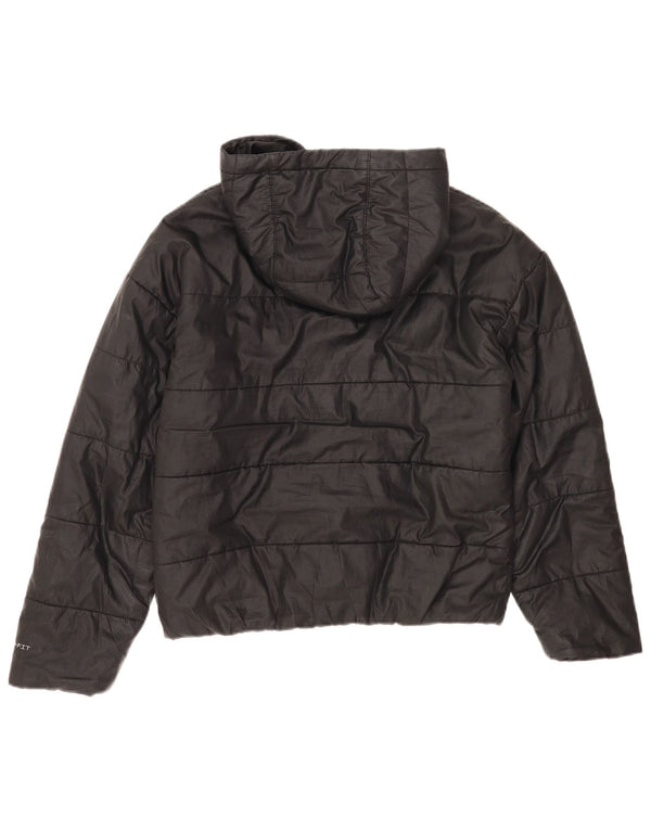 Nike Chaqueta acolchada extragrande con capucha Therma-Fit para mujer UK 6 XS Negro