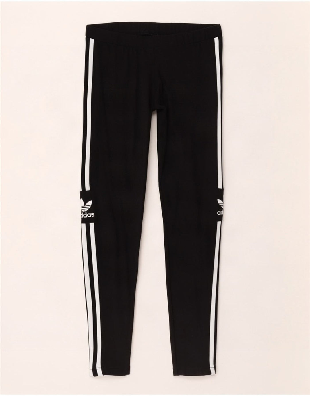 Adidas Leggings gráficos para mujer Reino Unido 12 Algodón negro mediano