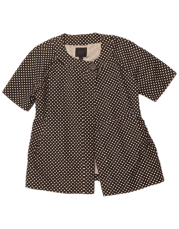 J. CREW Chaqueta tipo blazer con 1 botón para mujer, talla 12, talla grande, color negro