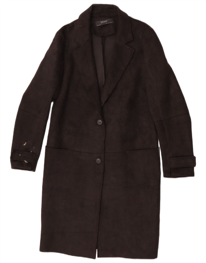 Zara Mujer Abrigo Reino Unido 10 Pequeño Negro