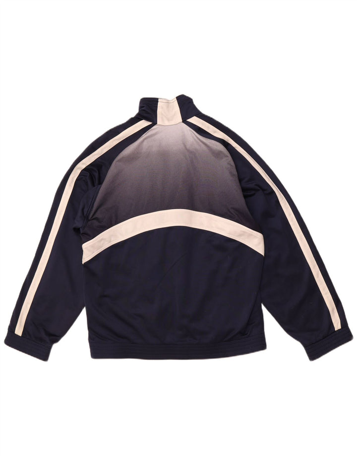 LOTTO Chaqueta de chándal para hombre UK 36/38 Small Azul marino Colorblock