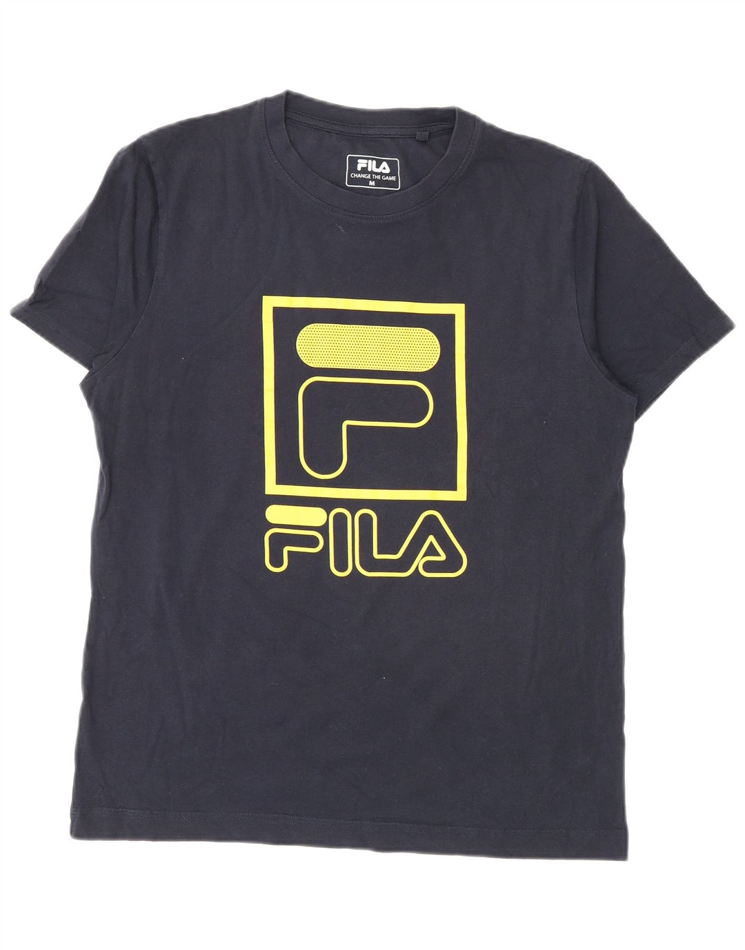 Fila Hombre Graphic Camiseta Top Medium Azul Marino