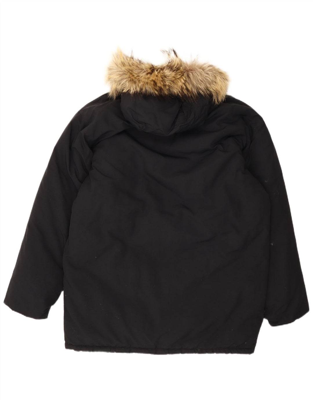 AESSE Chaqueta Parka con Capucha para Hombre UK 40 Large Black