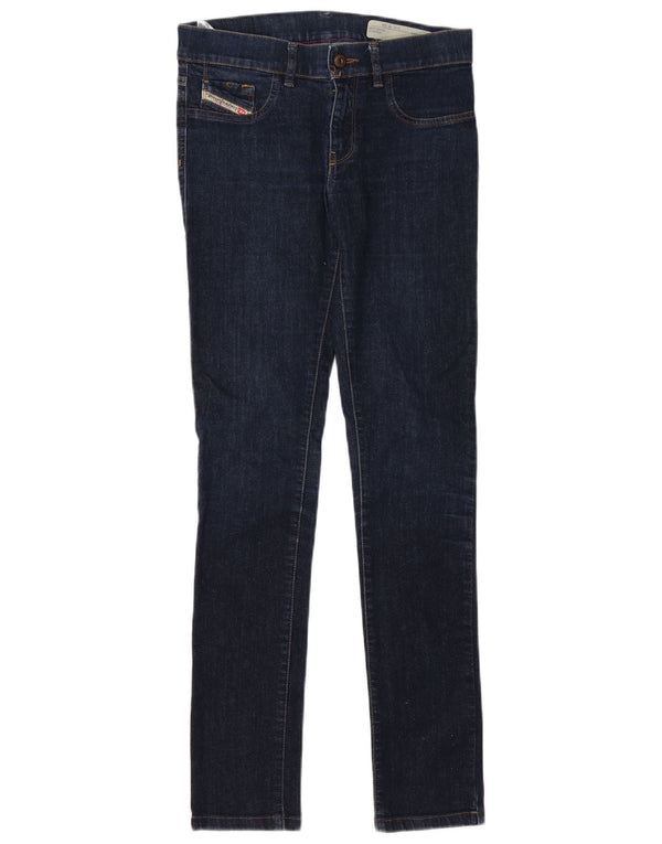 Diesel Mujer Livier Vaqueros Jegging Super Slim De Cintura Baja W28 L31 Azul Marino
