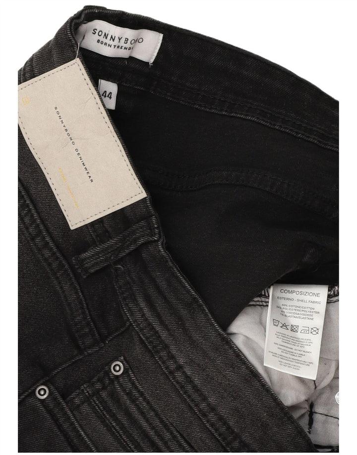 SONNY BONO Shorts vaqueros para mujer IT 44 Medium W29 Algodón negro