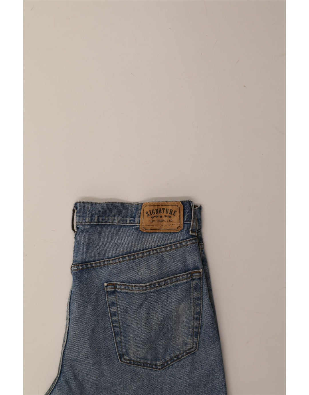 LEVI'S Mens Signature Straight Jeans W34 L29  Blue Vintage Levi's and Second-Hand Levi's from Messina Hembry 