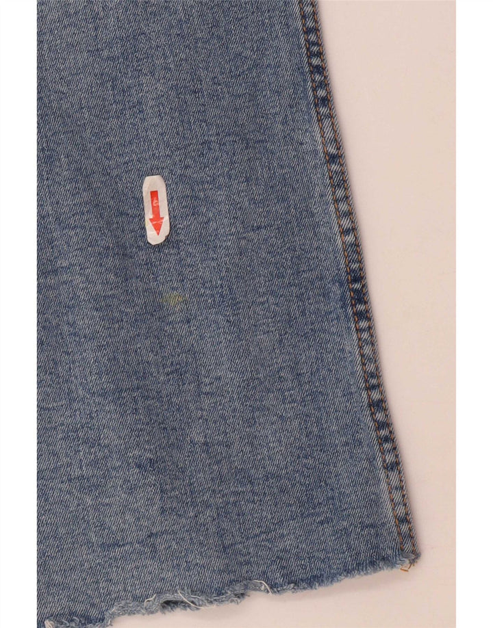 Zara Jeans Acampanados De Tiro Alto Para Mujer EU 38 Small W28 L26 Azul