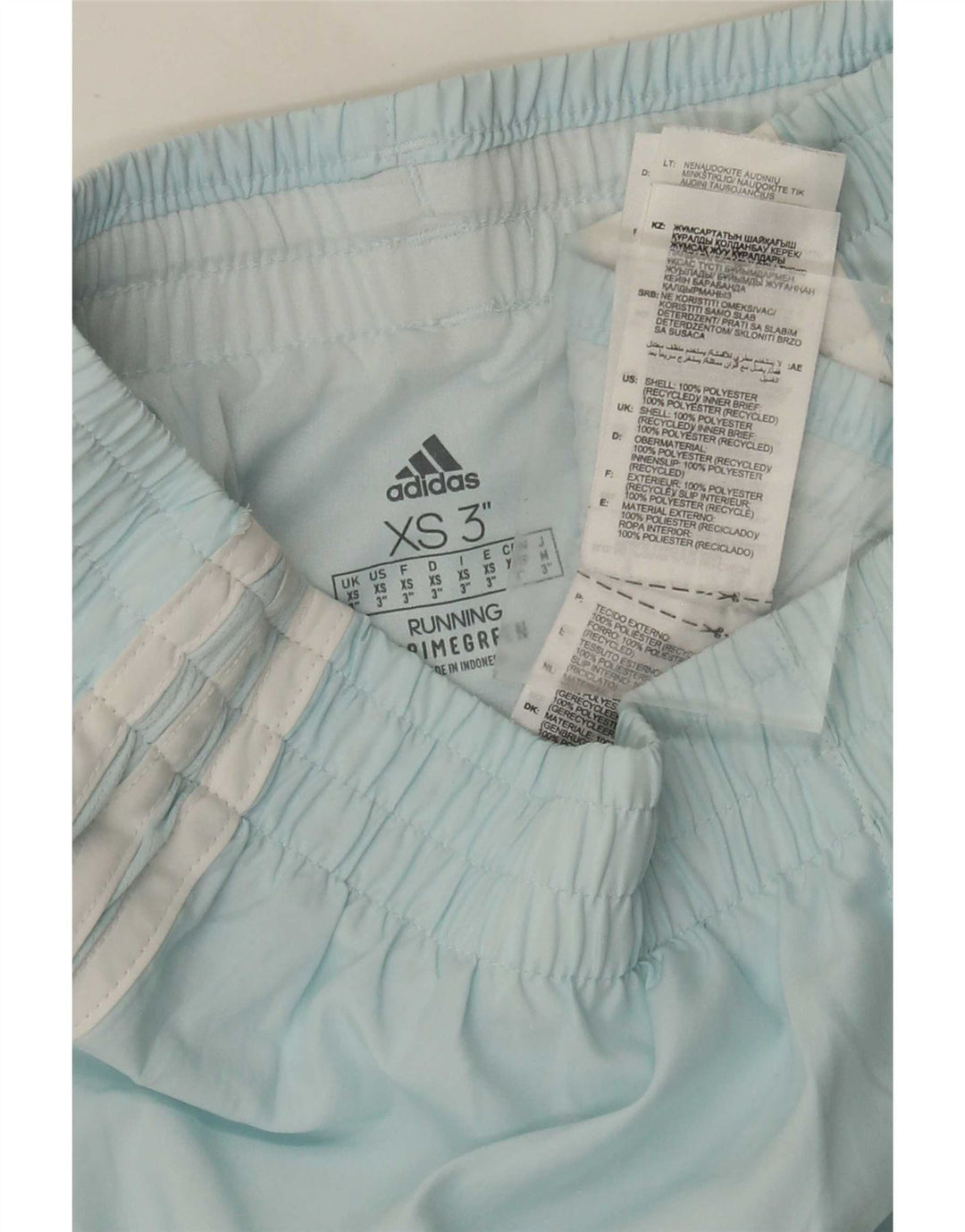 Adidas Mujer Primegreen Sport Shorts XS Azul Poliéster