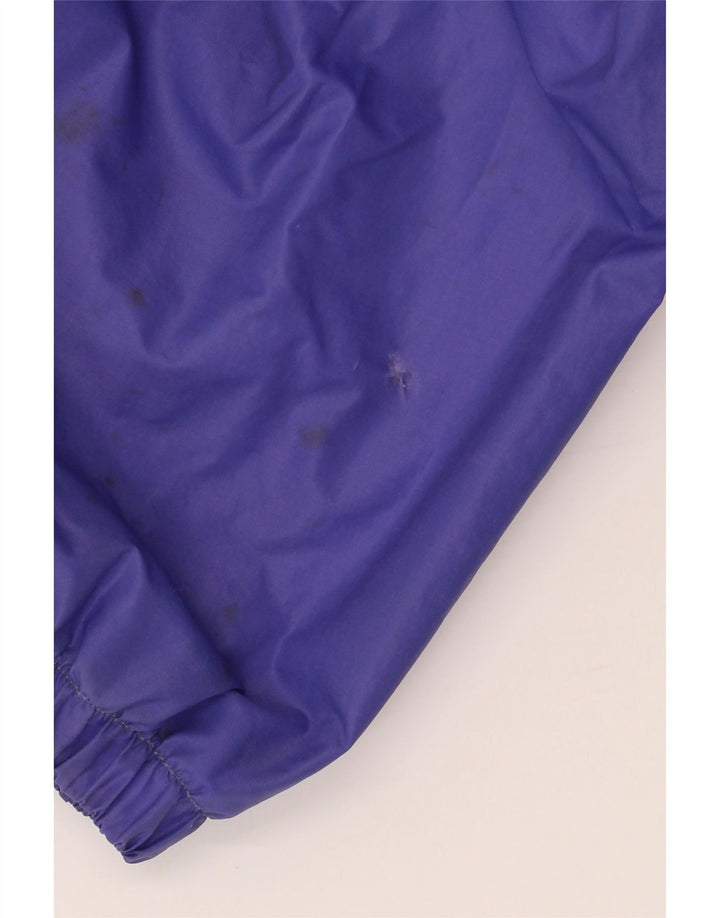 K-WAY Chaqueta cortavientos para hombre UK 38 Mediana Púrpura Colorblock Poliamida