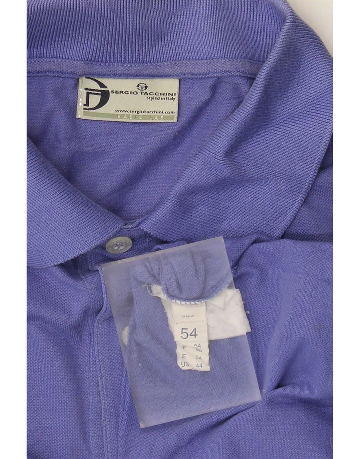 Sergio Tacchini Polo Hombre IT 54 XL Púrpura
