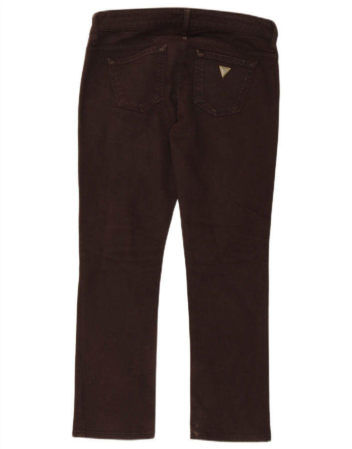 Vaqueros Guess Mujer Slim W29 L27 Marrón Algodón