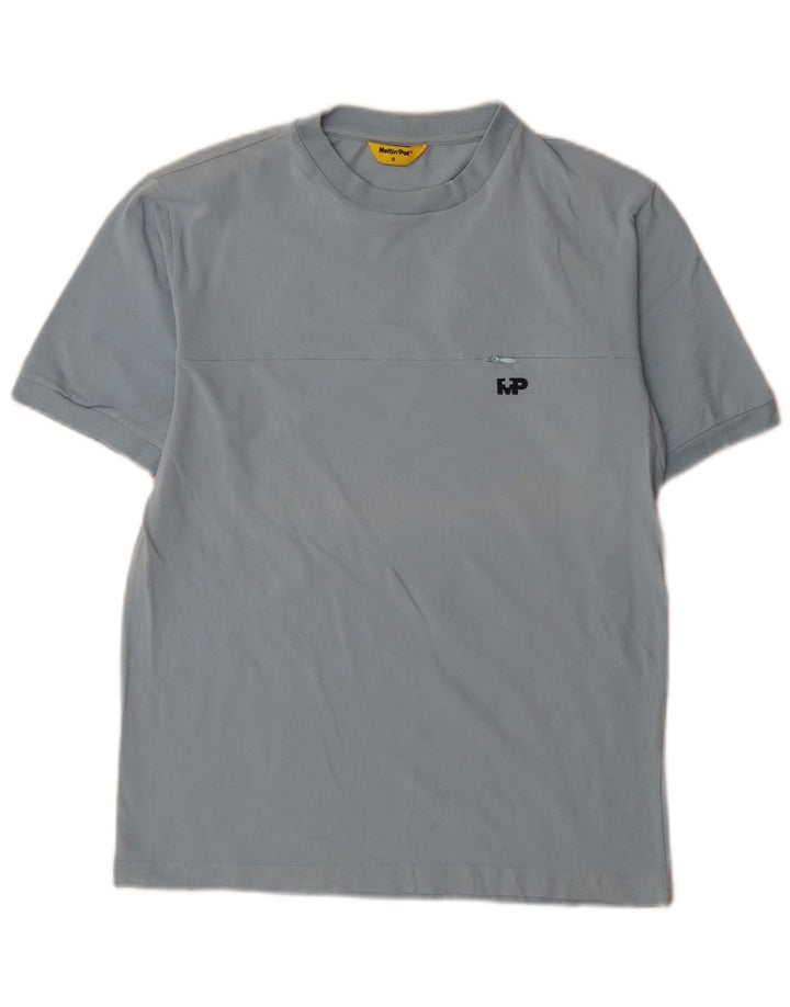 Meltin' Pot - Camiseta regular para hombre, talla pequeña, algodón azul