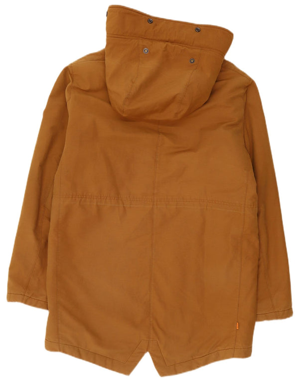 Timberland Chaqueta Parka Sherpa con Capucha para Hombre Reino Unido 36 Small Brown Cotton